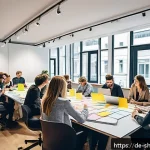 Home 20 서비스 디자인 사고의 적용 분야 - A diverse interdisciplinary team of professionals—designers, developers, psychologists, and business...